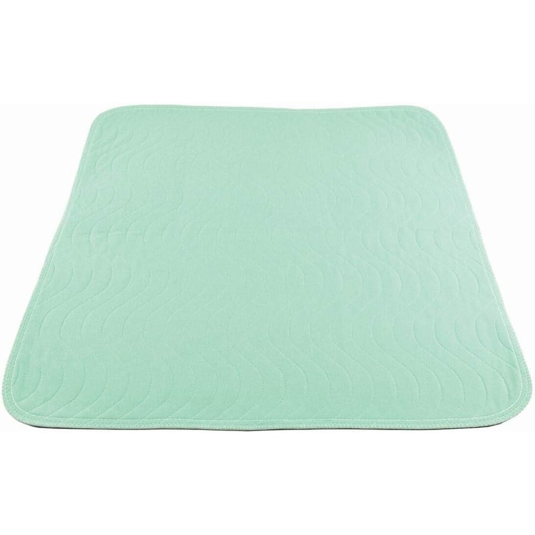absorbent reusable bed pad without tucks