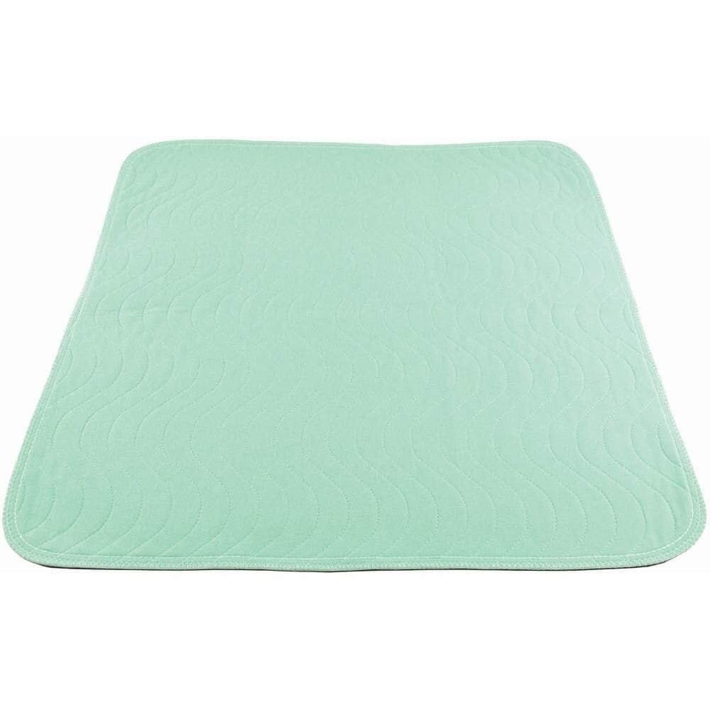 absorbent reusable bed pad without tucks