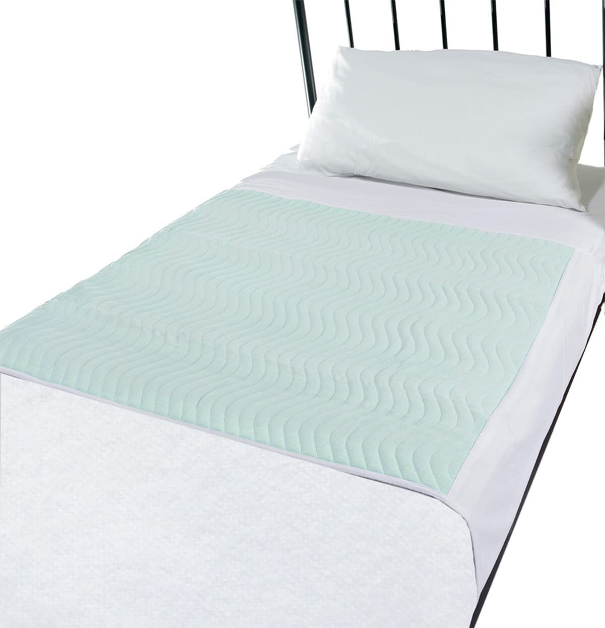 View Absorbent Reusable Bed Pad 75 x 90cm with tucks information