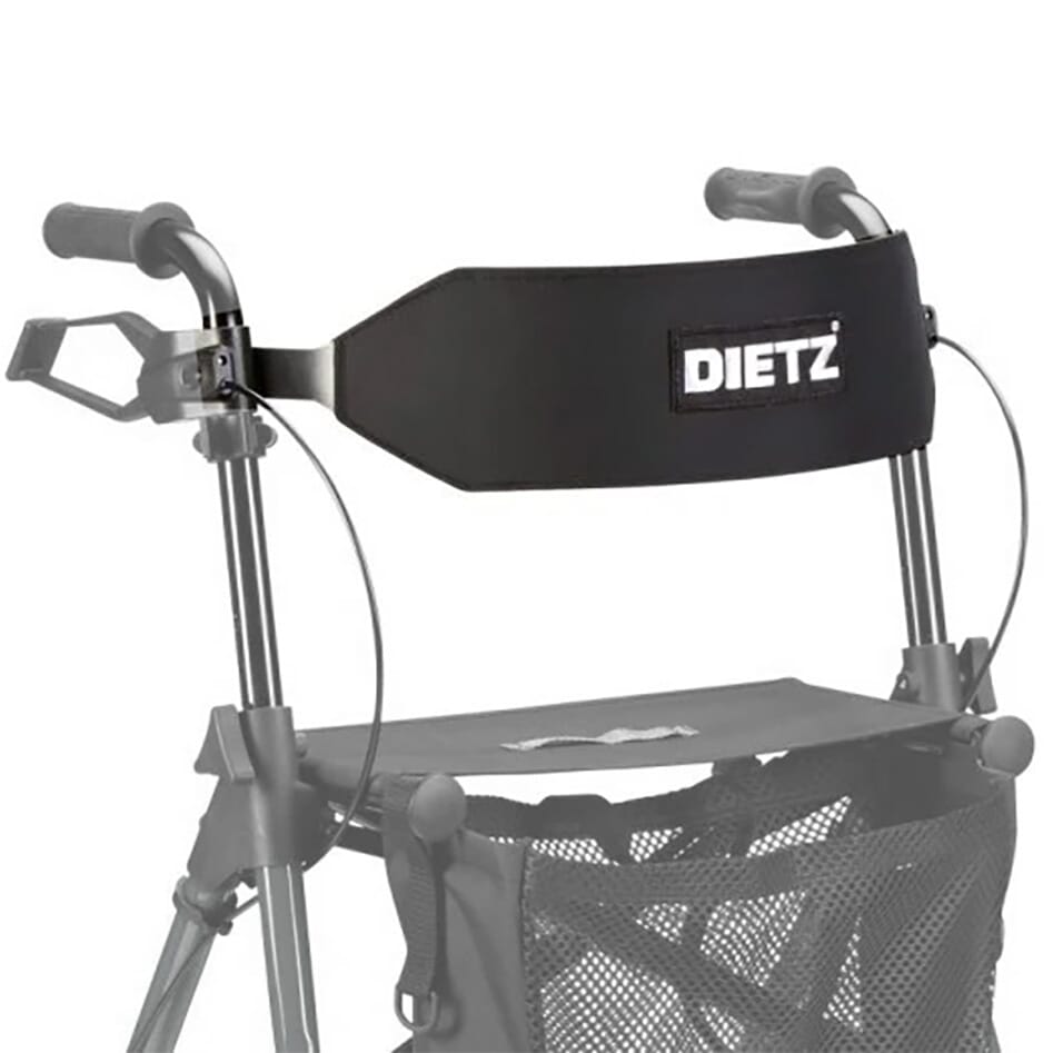 accessories for dietz taima rollators comfort back support