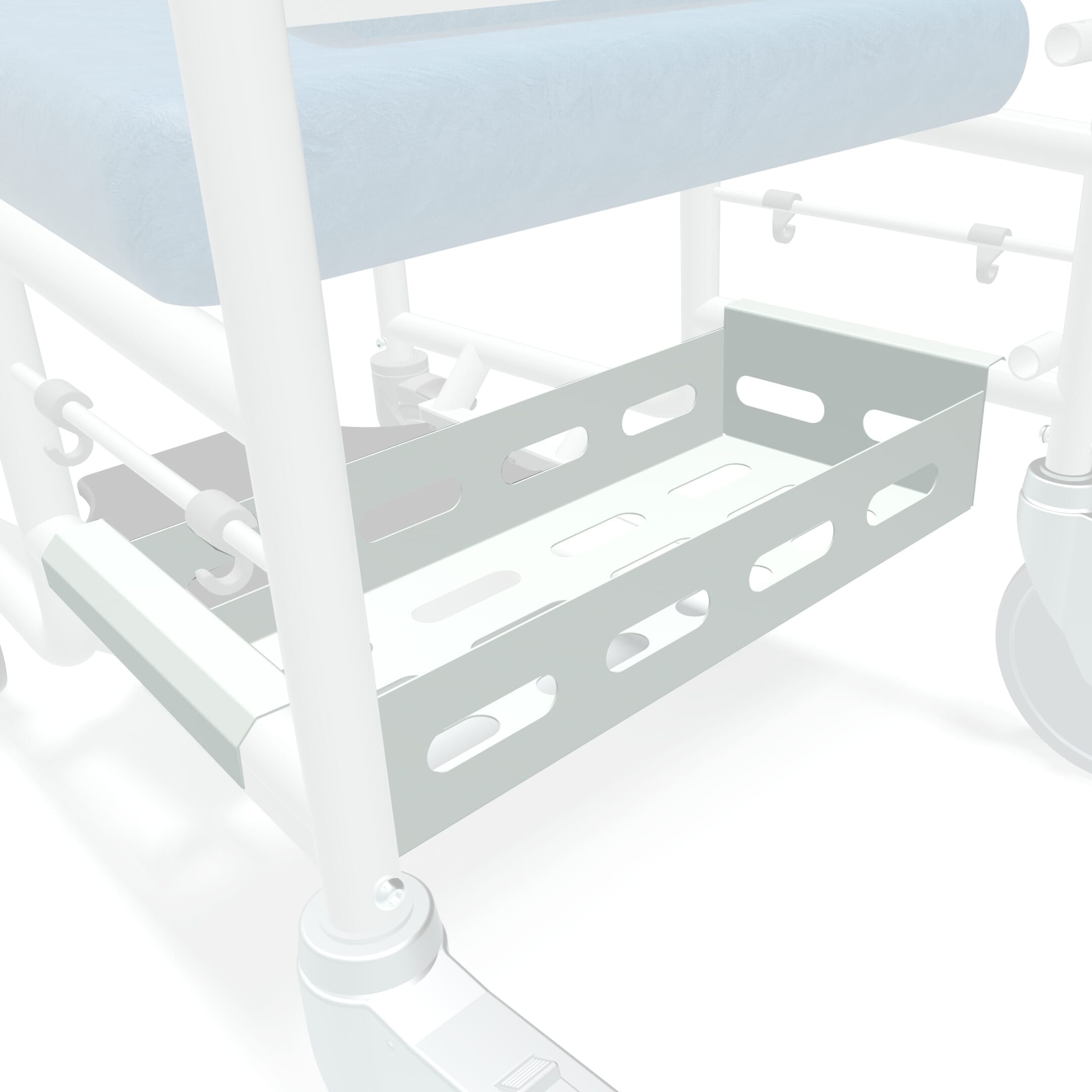 View Accessories when ordering a Portman Portering Chair Patient Belonging Tray information