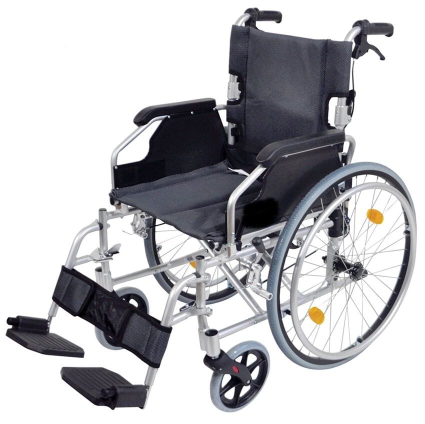 View Aidapt Deluxe Self Propelled Aluminium Wheelchair SILVER information