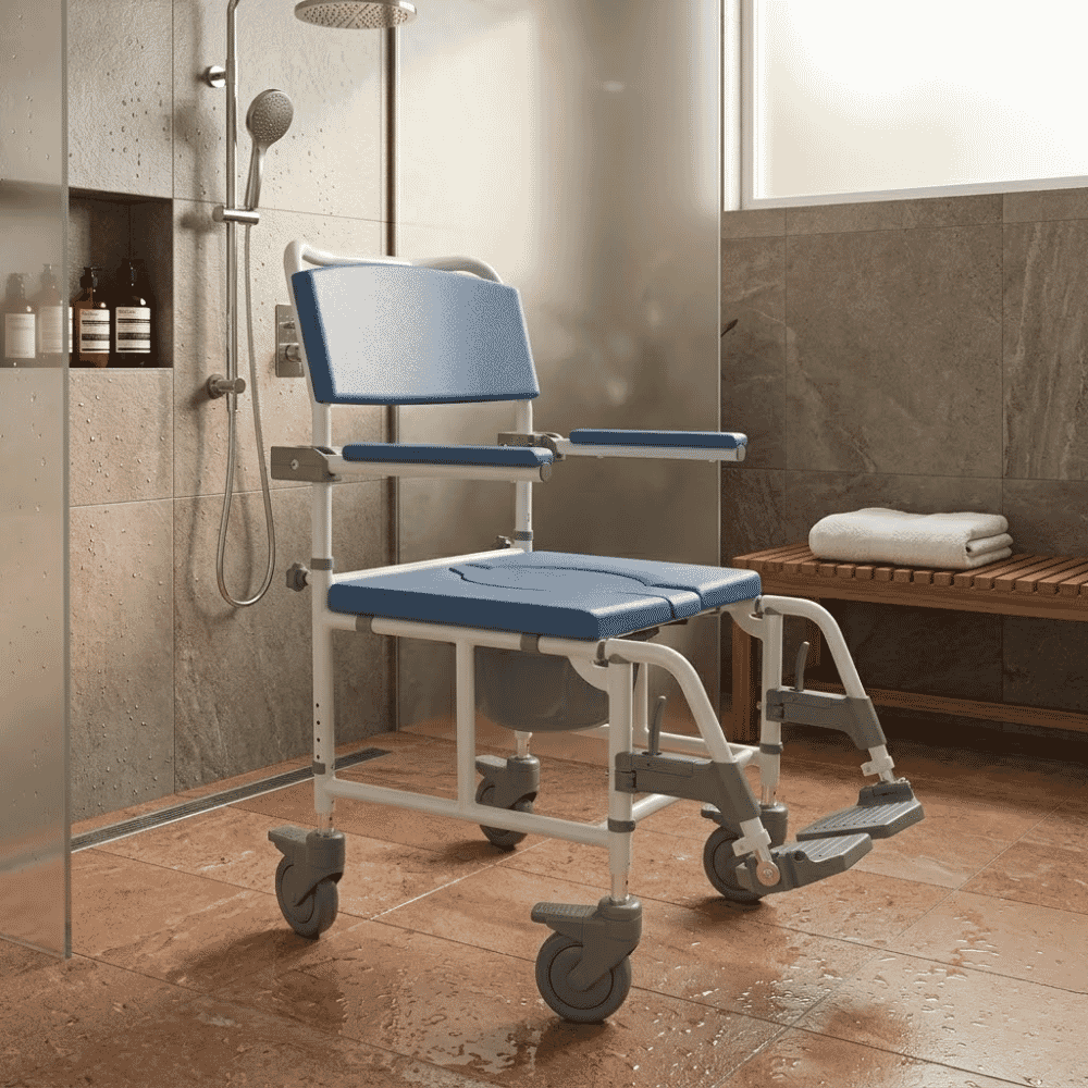 adaptable shower commode chair lifestyle