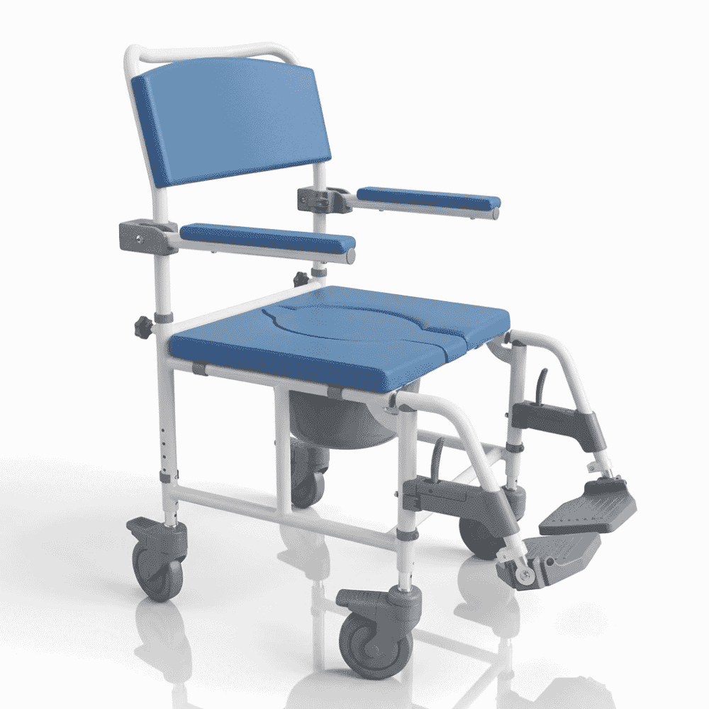 Adaptable Shower Commode Chair