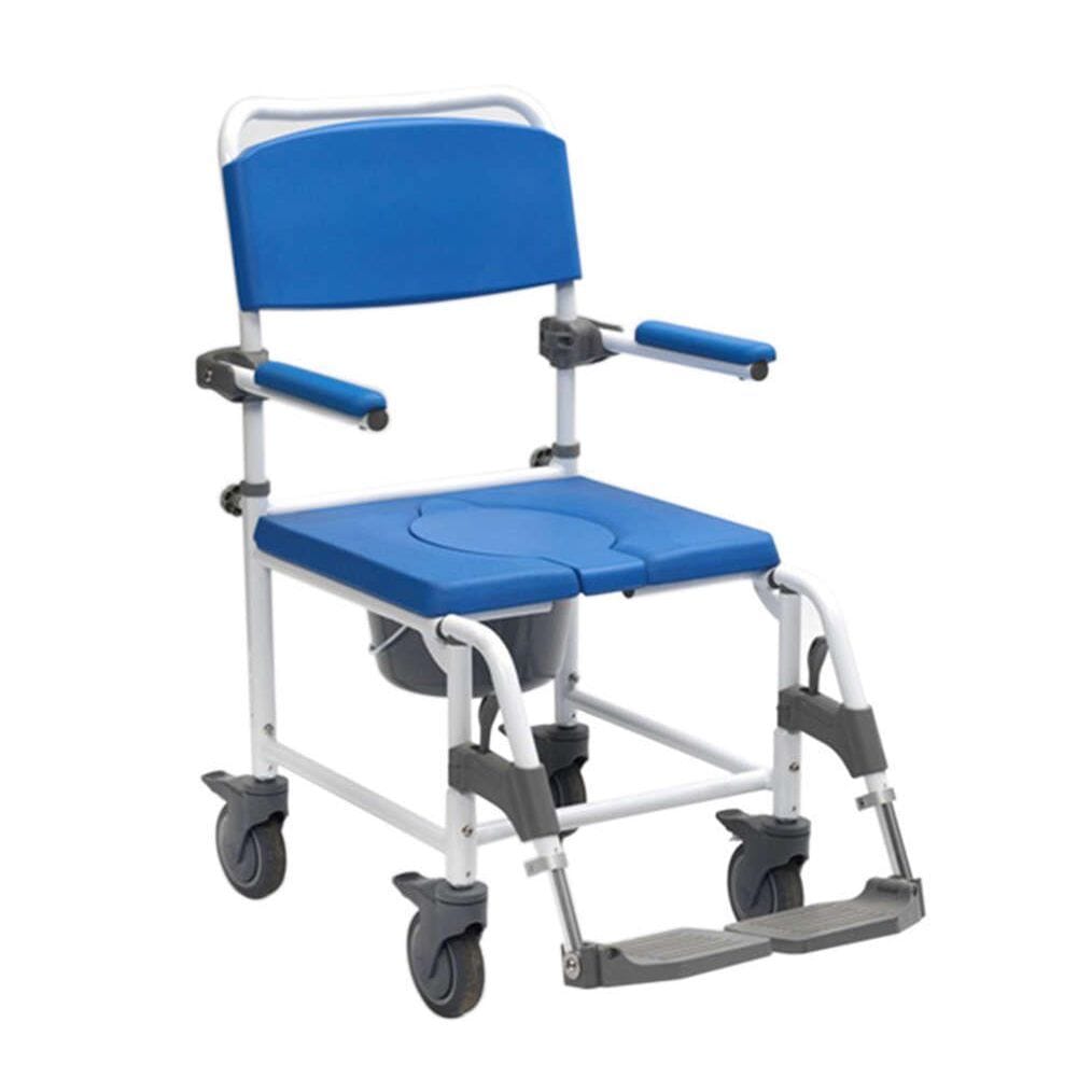 View Adaptable Shower Commode Chair Attendant Controlled information