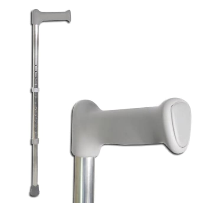 adjustable anodised walking stick