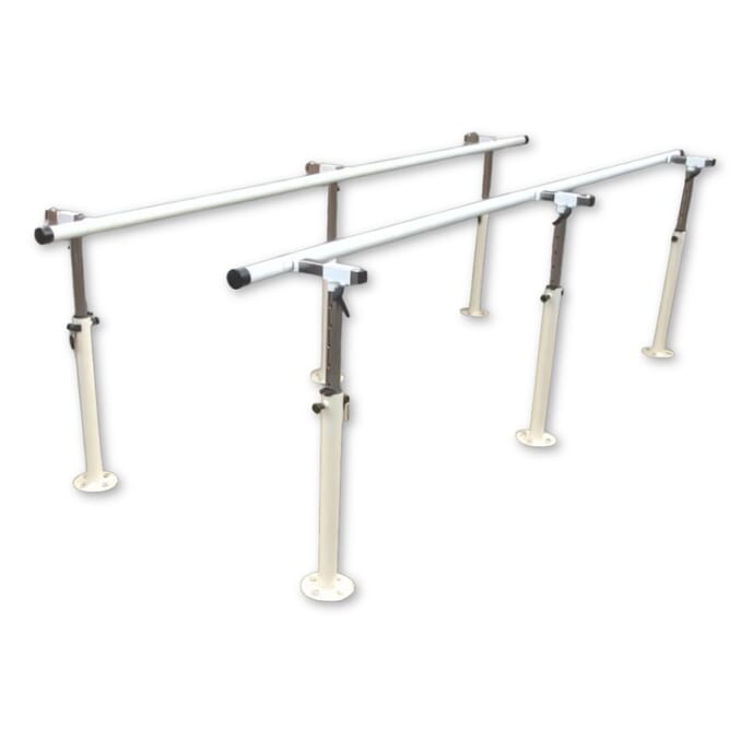 adjustable bariatric parallel walking bars without the base 1