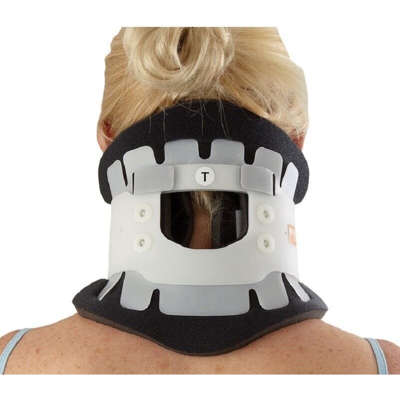 adjustable cervical collar rear