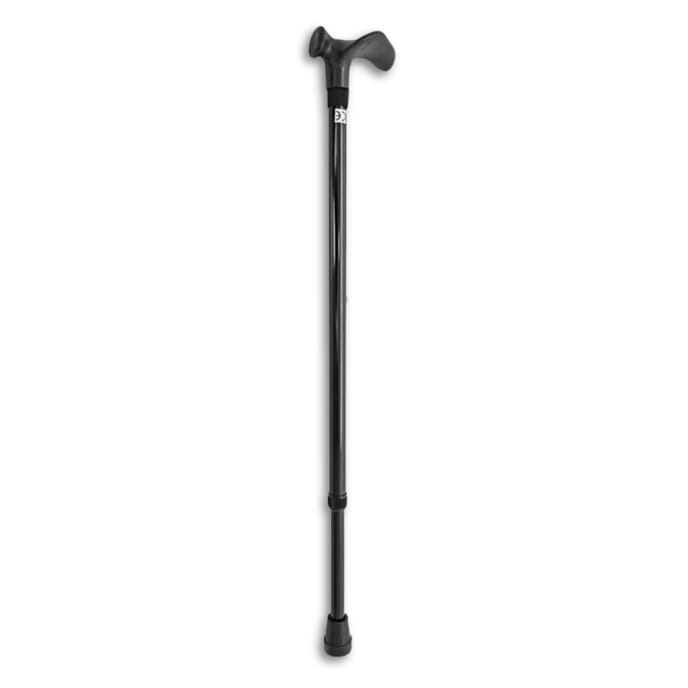 adjustable comfort grip cane with small handle right handed