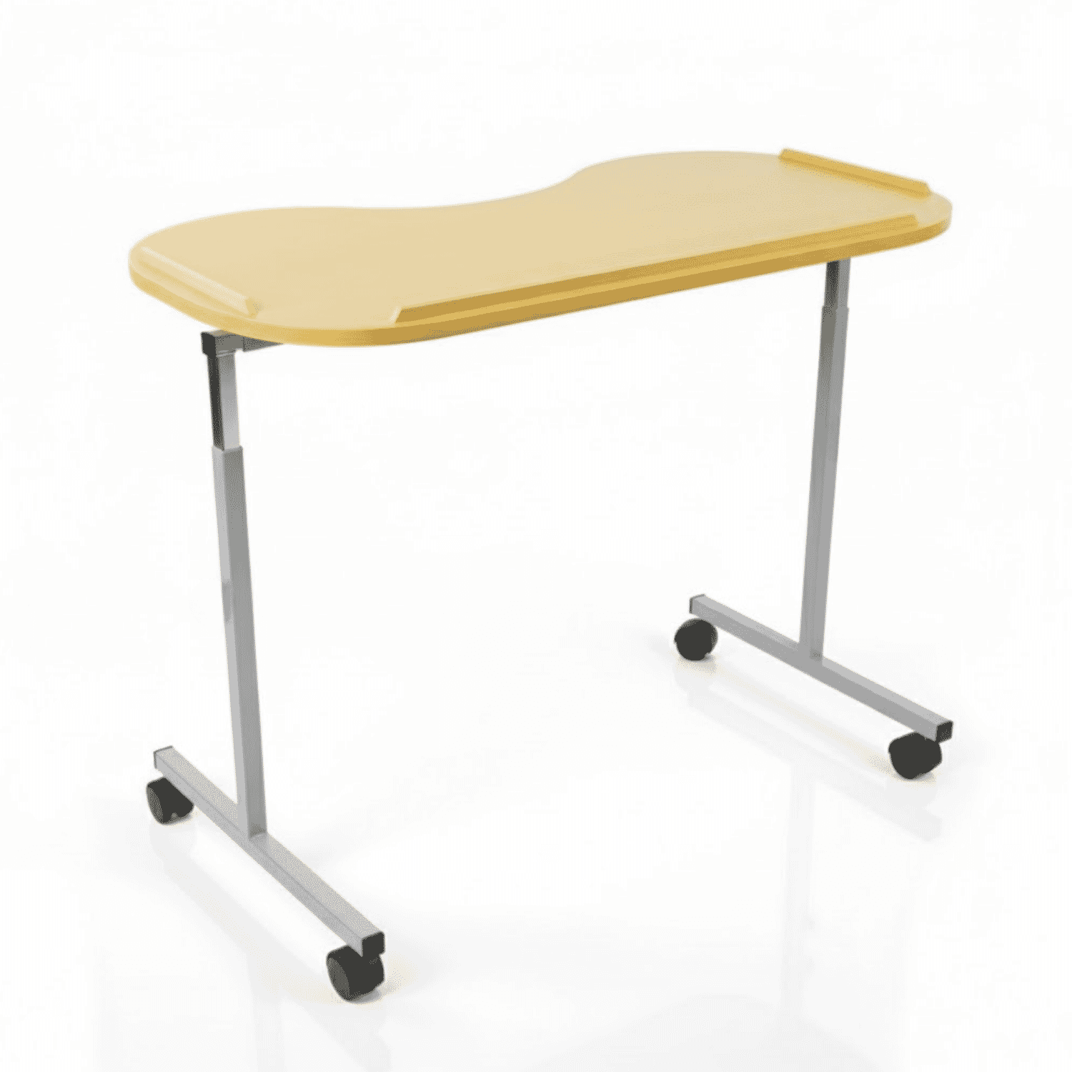 adjustable curved over bed chair table back