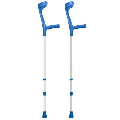 Adjustable Ergonomic Coloured Crutches
