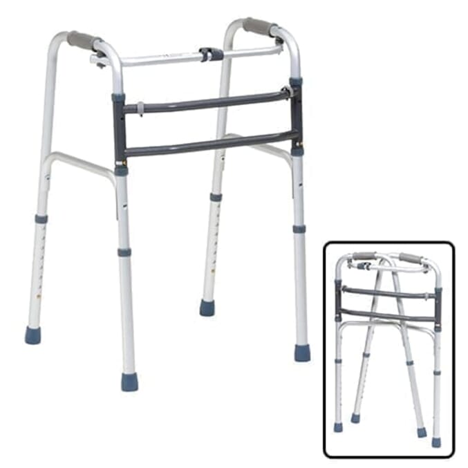 adjustable folding walking frame