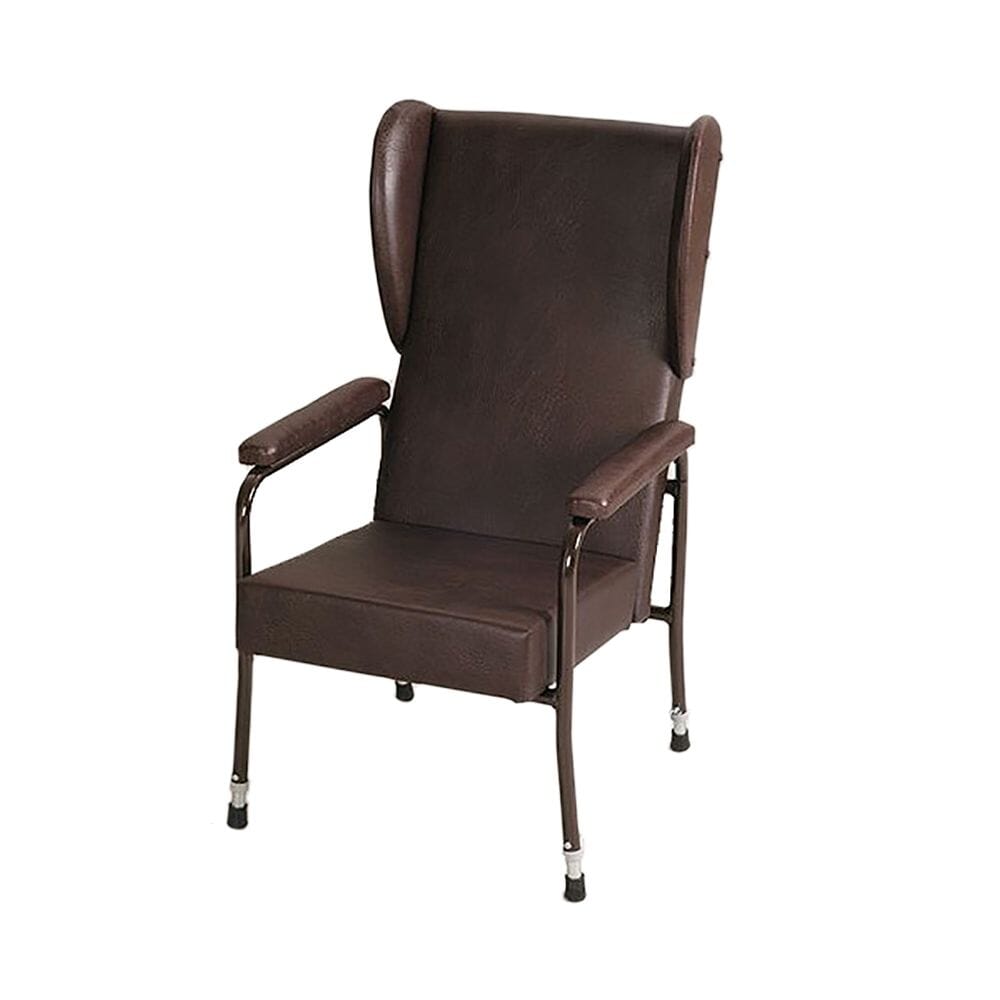 View Adjustable Metal Framed Luxury Chair Adjustable Metal Framed Chair with Riser Seat Brown coloured information