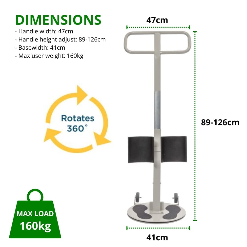 adjustable patient turner dimensions
