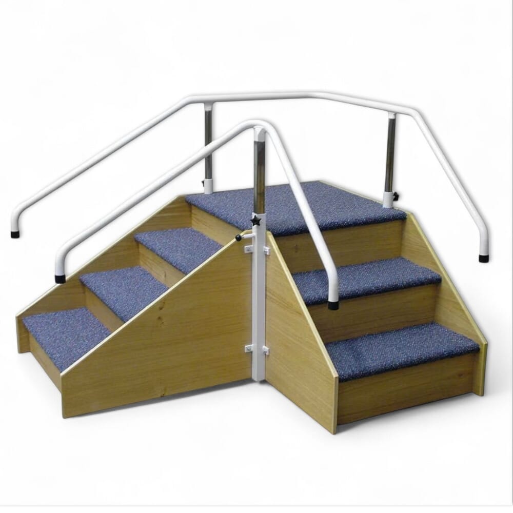 Adjustable Rehabilitation Corner Steps