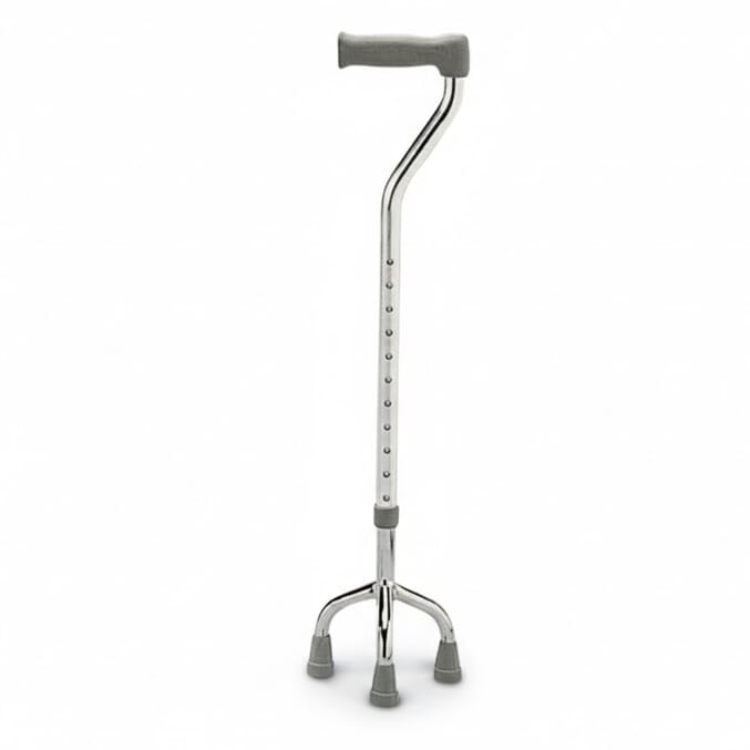 adjustable small base walking stick tripod