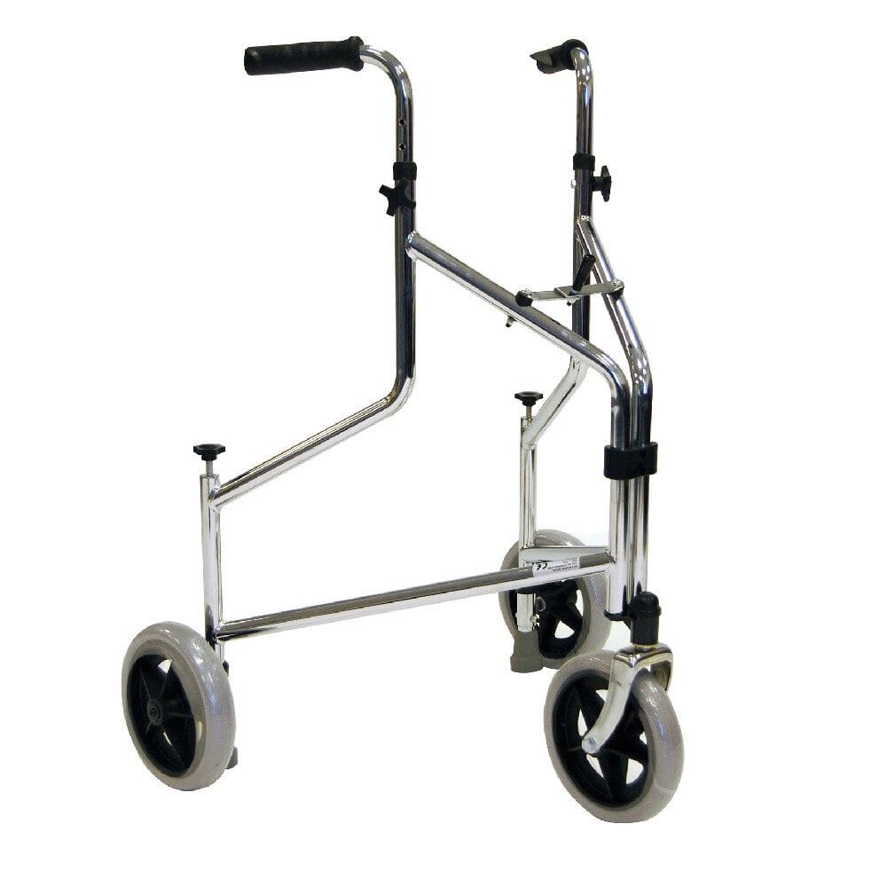 adjustable three wheeled walker