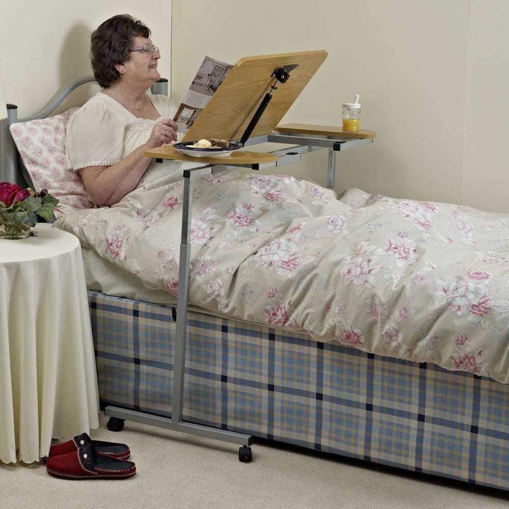 adjustable tilting over bed lifestyle