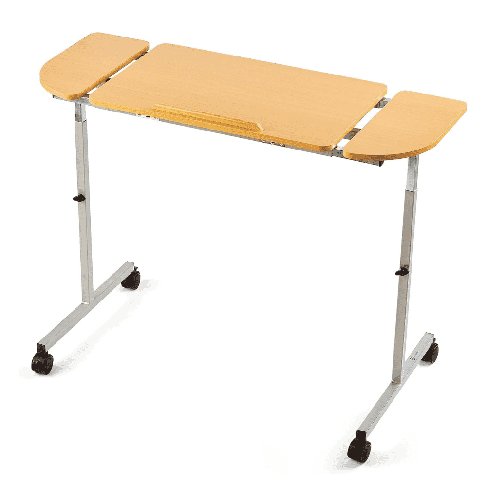 adjustable tilting wheelchair table flat