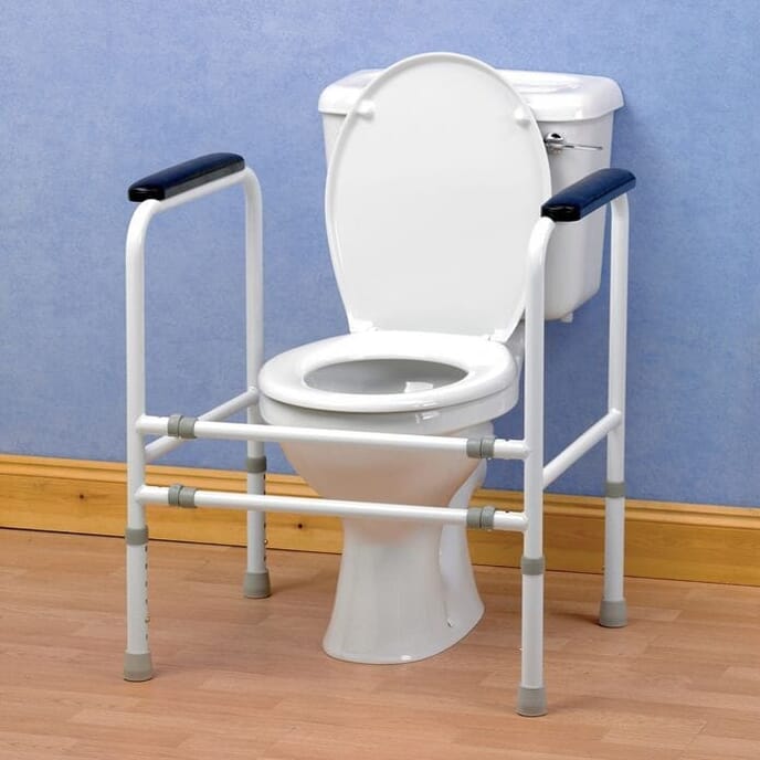 adjustable toilet surround