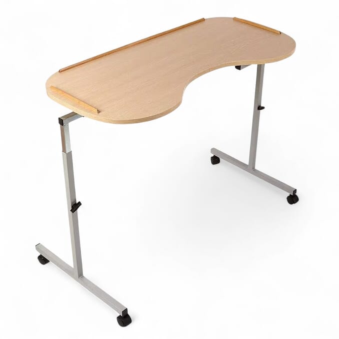 adjustable wheelchair table