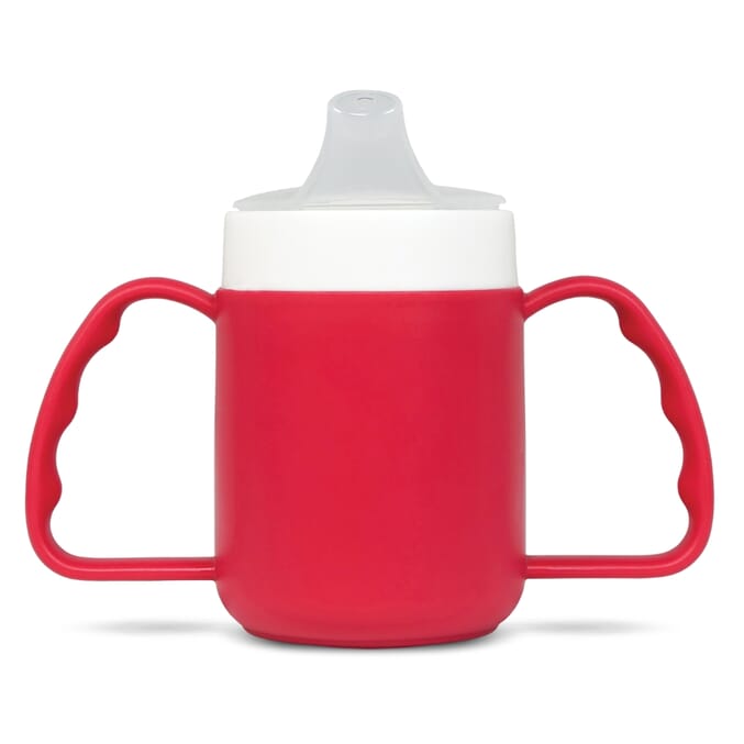 adult drinking cup red