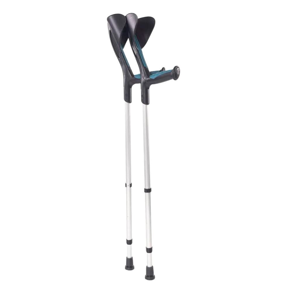 View Advance Fashion Elbow Crutches Turquoise information