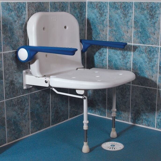 advanced wall mounted shower seat