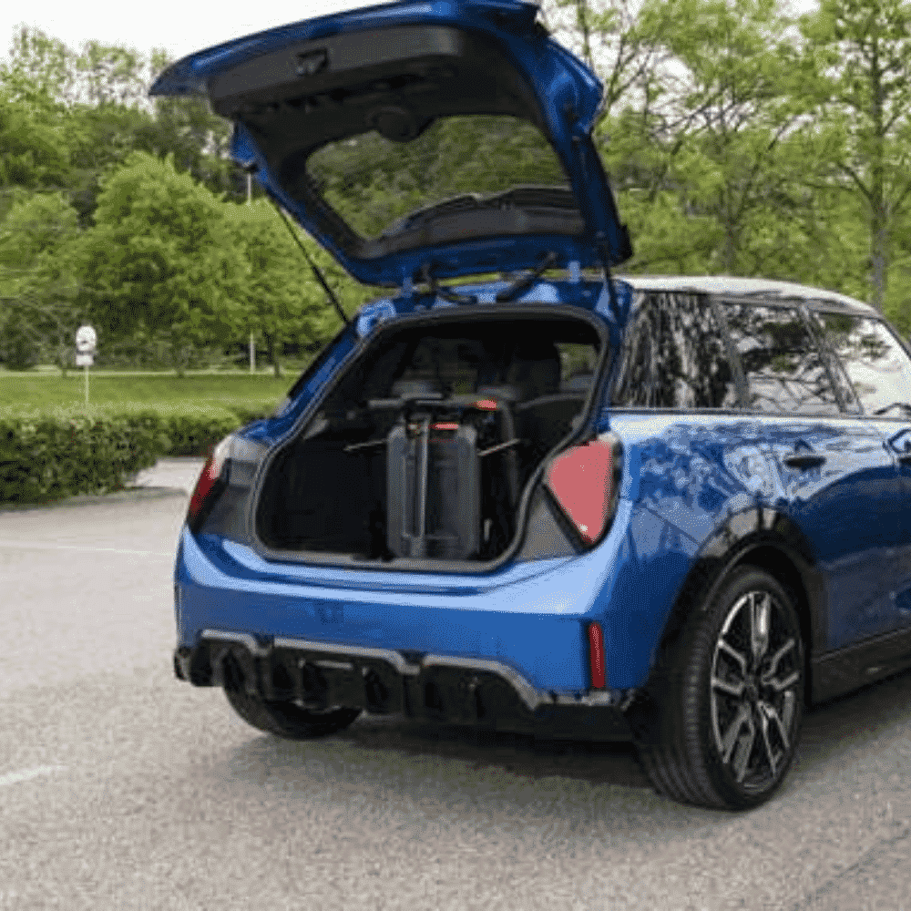 aerocarbon folding scooter in car boot