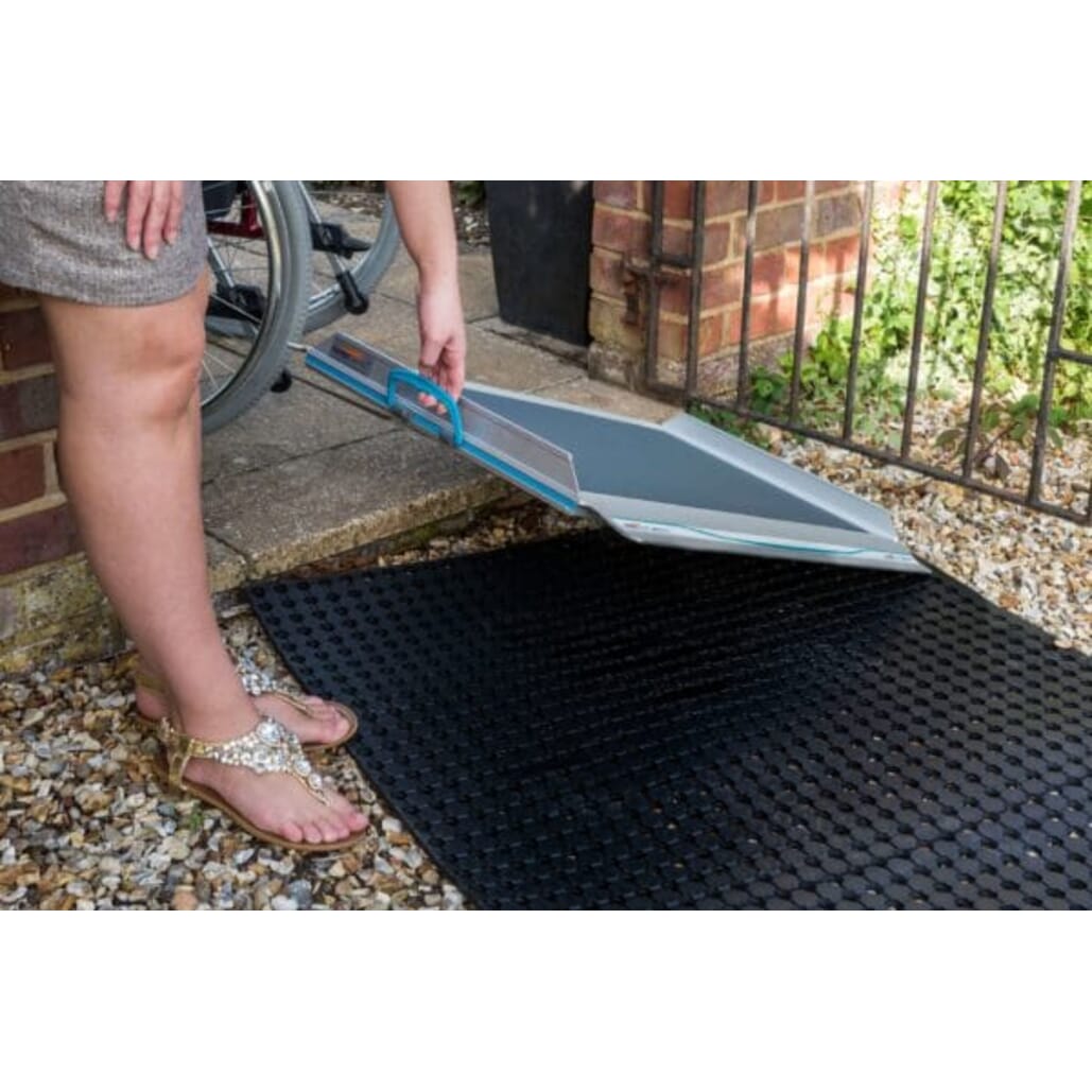 aerolight classic portable ramp being put into place