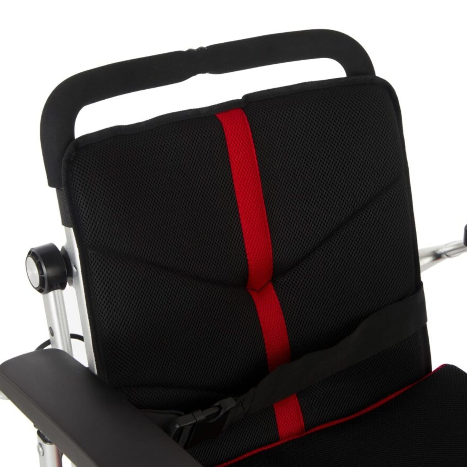 aerolite trekker folding electric wheelchair padded chair