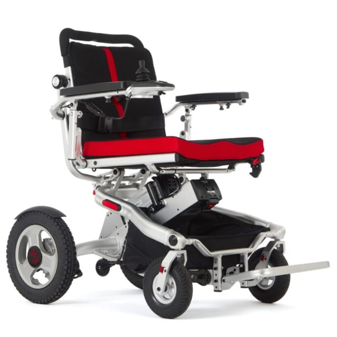 aerolite trekker folding electric wheelchair