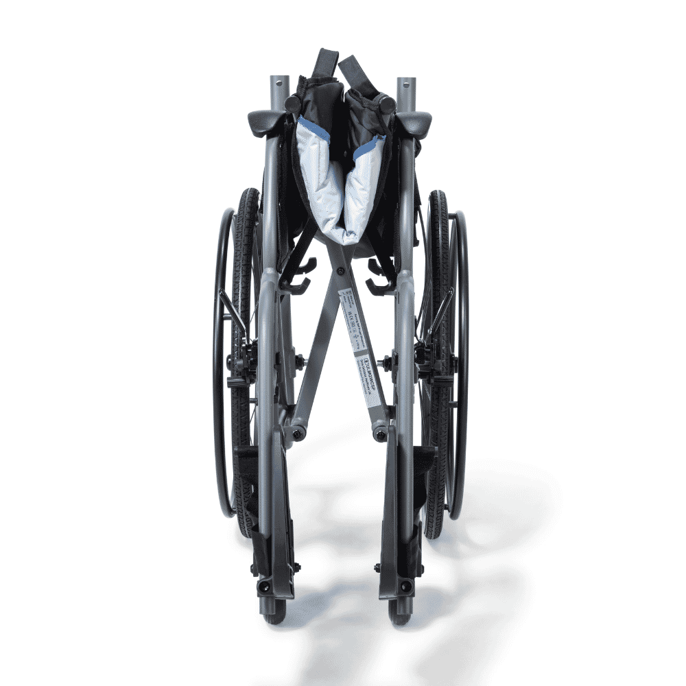 aeromg self propelled wheelchair folded front