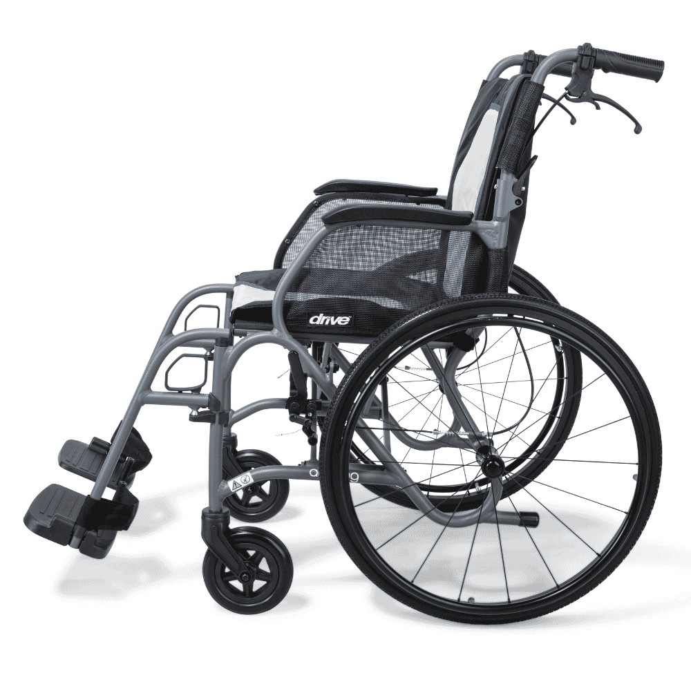 aeromg self propelled wheelchair side view