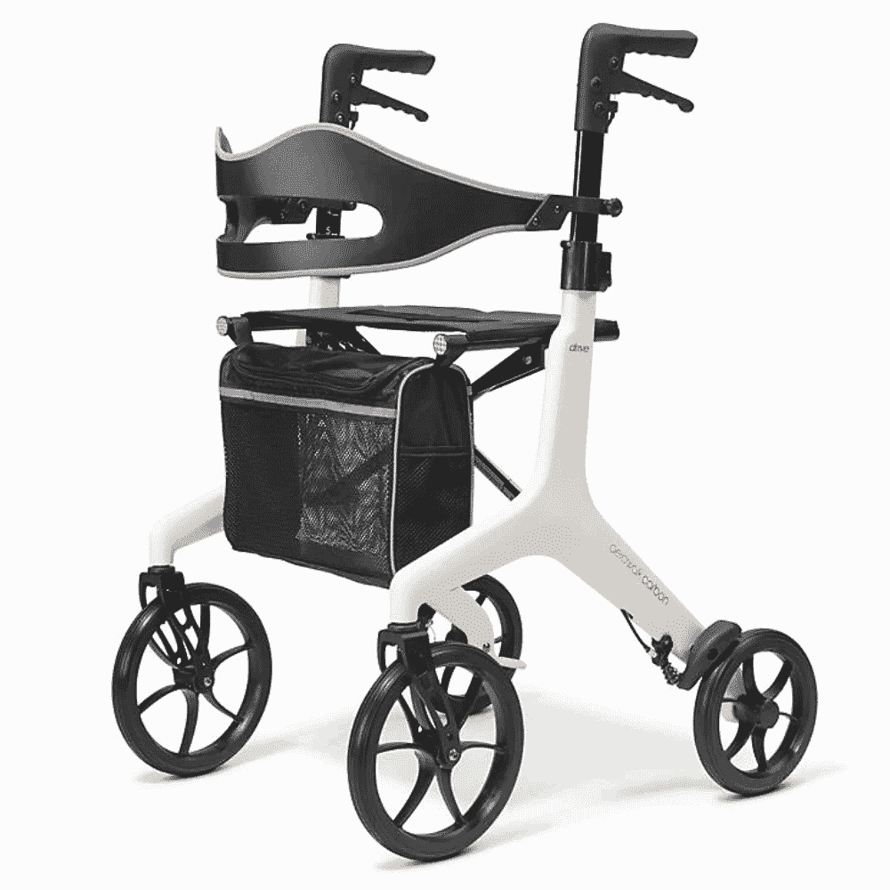aerowalk carbon fibre rollator cream