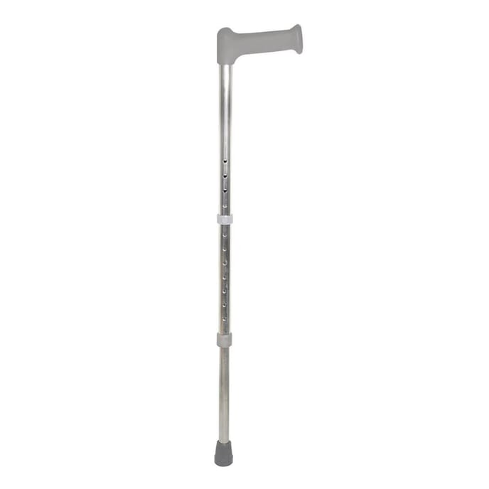 aidapt aluminium walking stick adjustable height large