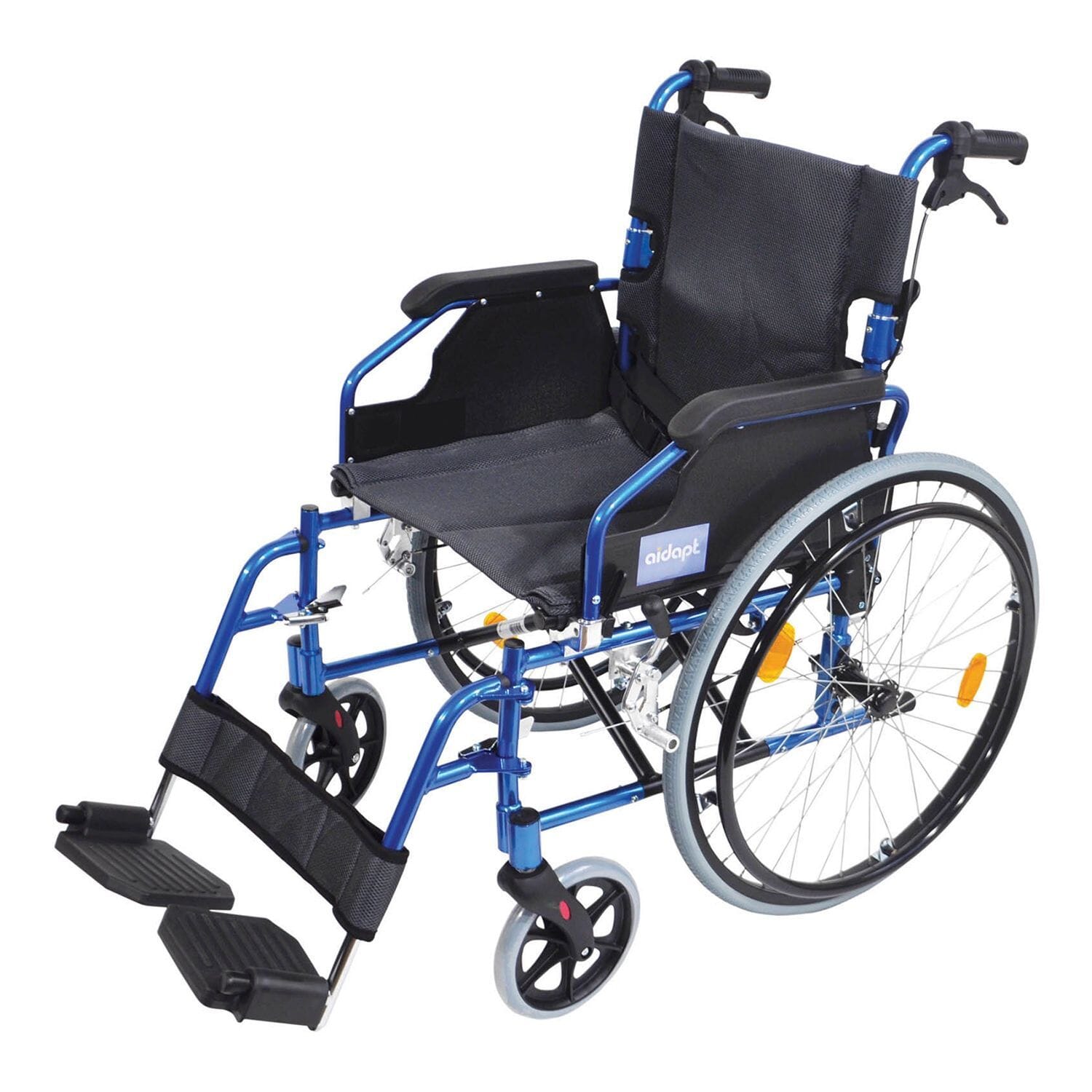 View Aidapt Deluxe Self Propelled Aluminium Wheelchair BLUE information