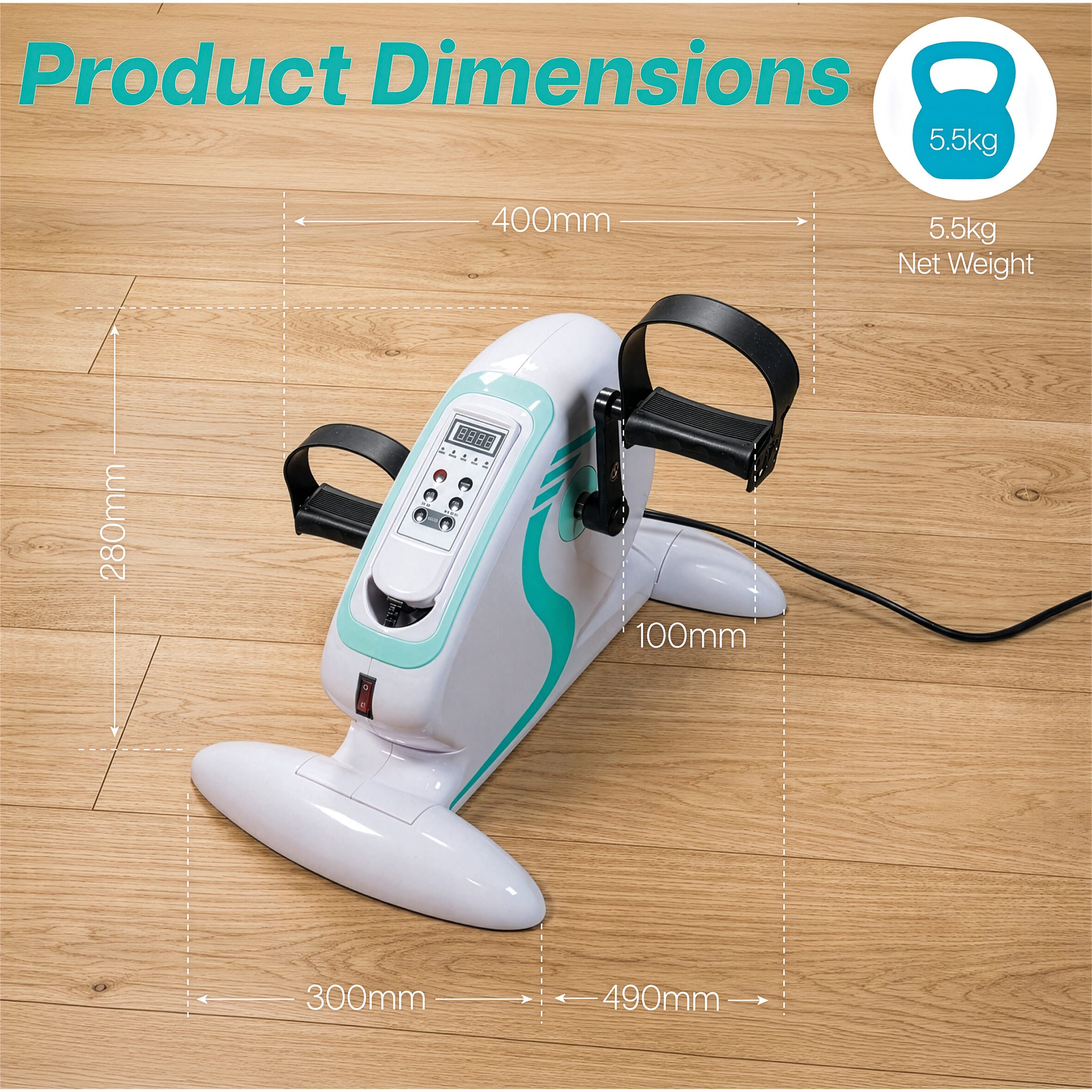 aidapt motorised electric mini exercise bike 7