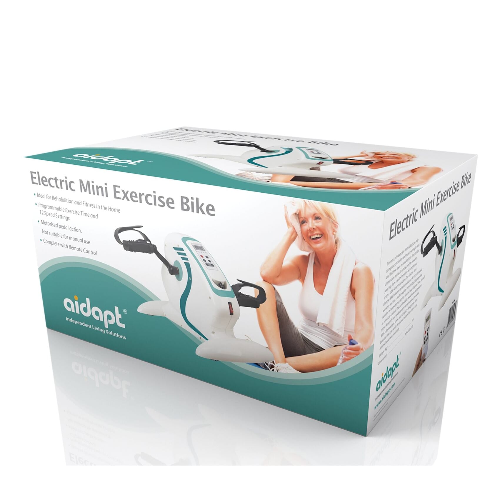 aidapt motorised electric mini exercise bike2