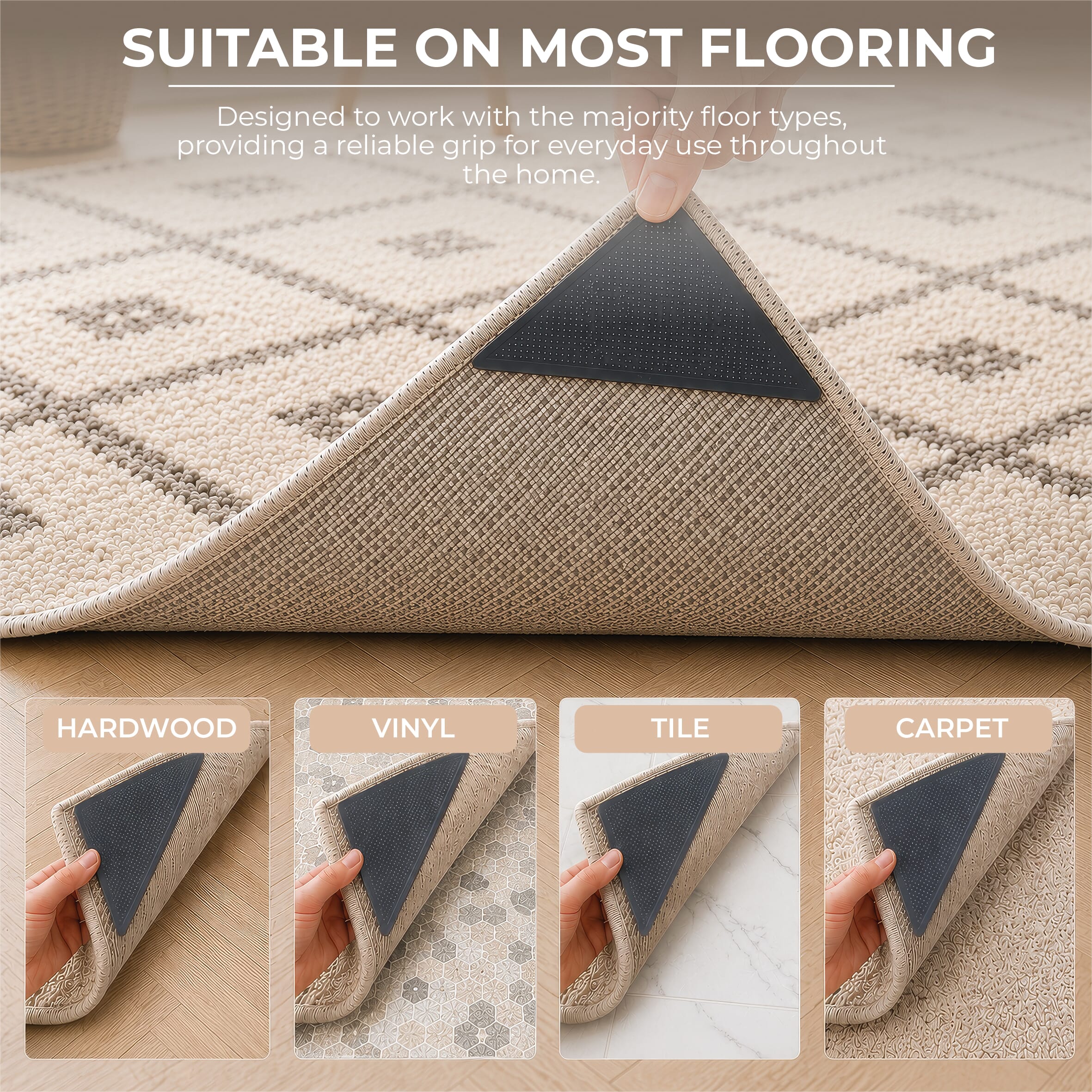 aidapt rug stops pack of 8 10