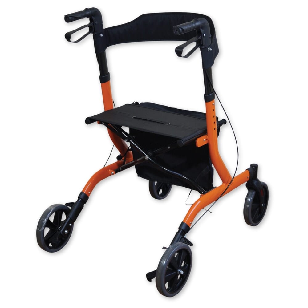 Aidapt Ultra Lightweight Folding Rollator - Blue from Essential Aids