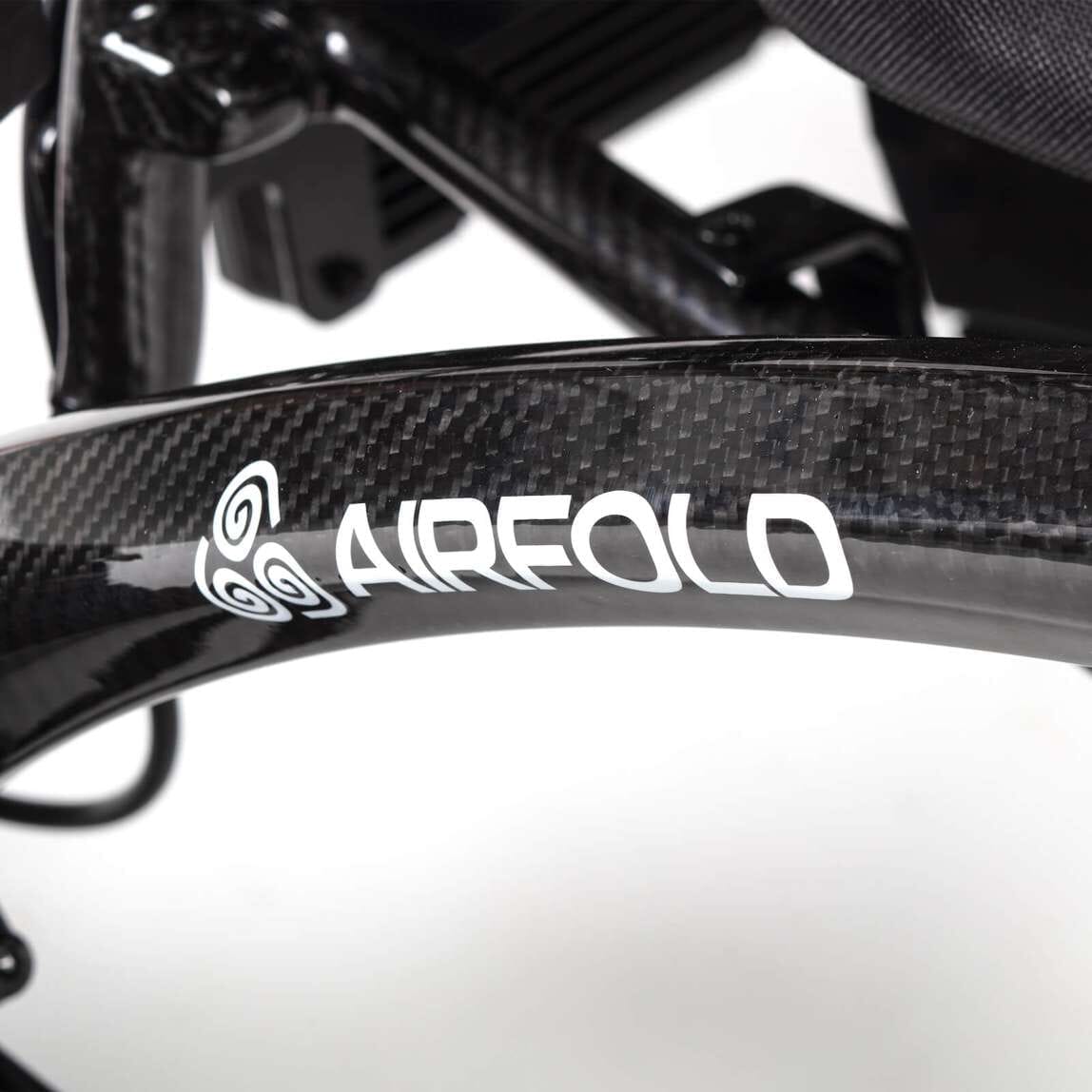 airfold carbon fibre electric wheelchair logo