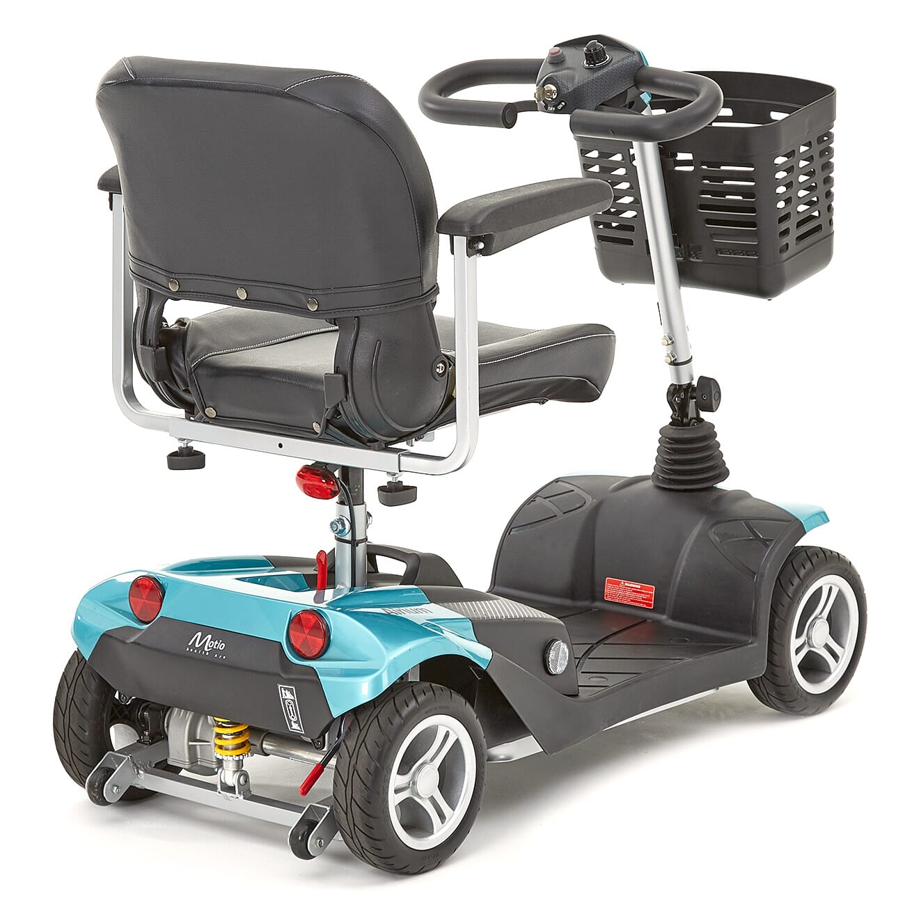 airium boot scooter teal back