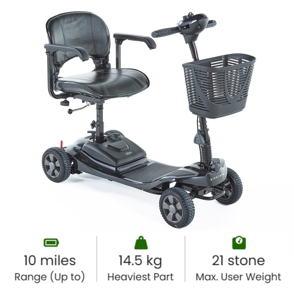 airscape boot scooter key features