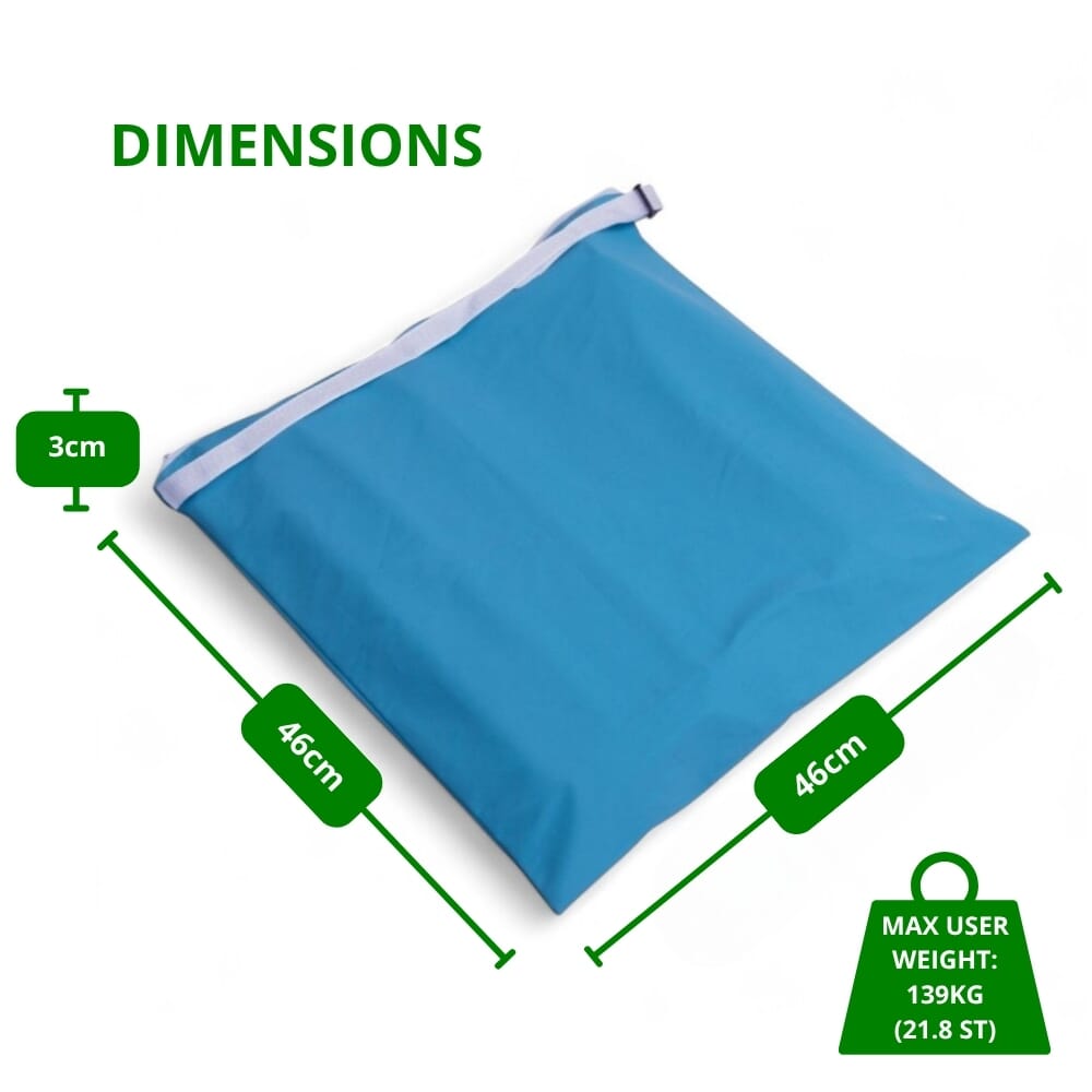 alerta air cushion dimensions