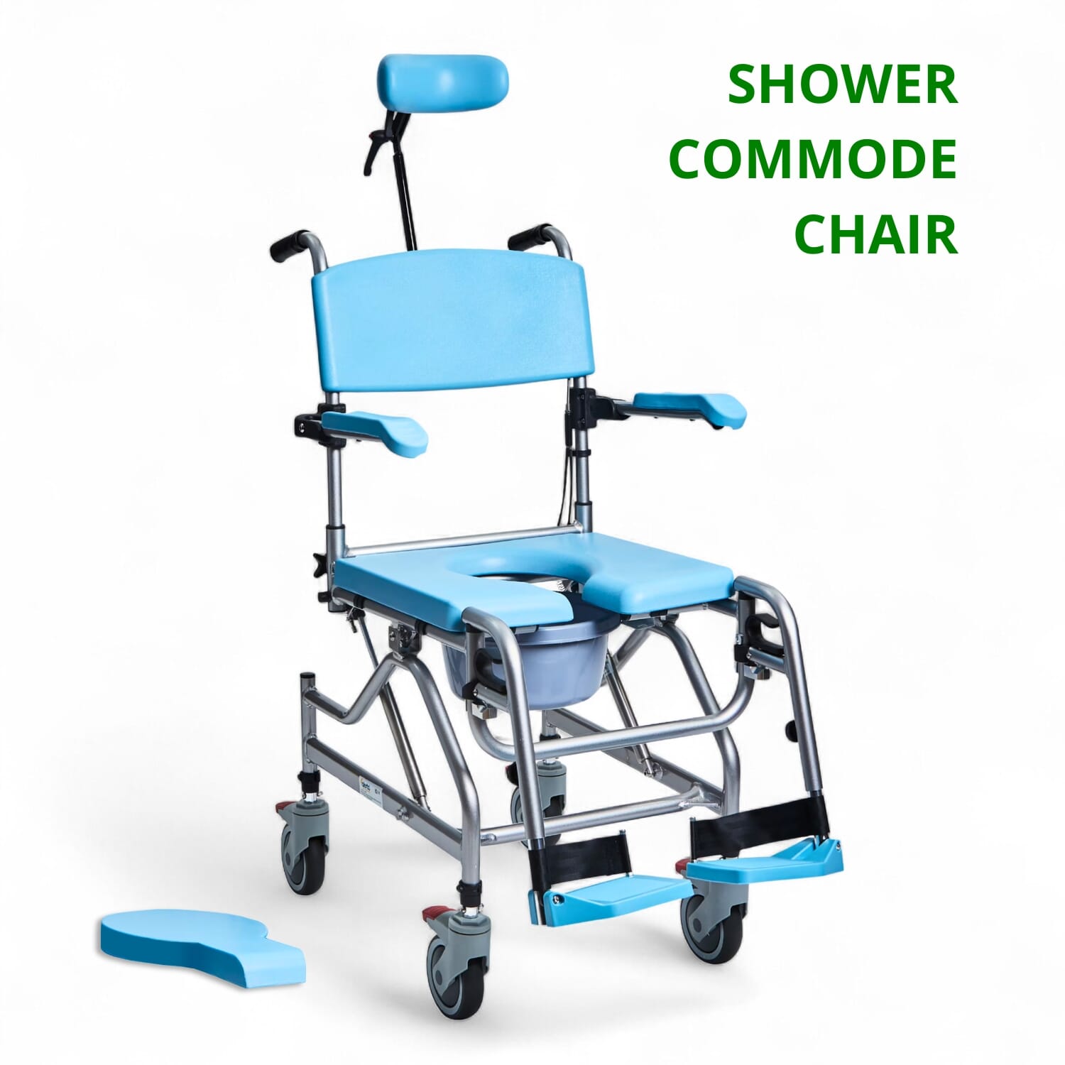 alerta aqua community tilt in space shower commode chair no lid