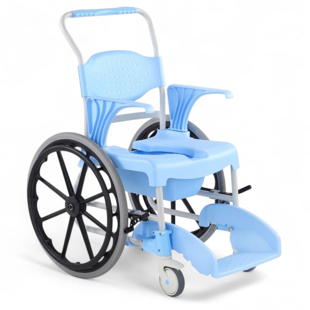 Alerta Aqua Shower Commode Chair - Self-Propelled