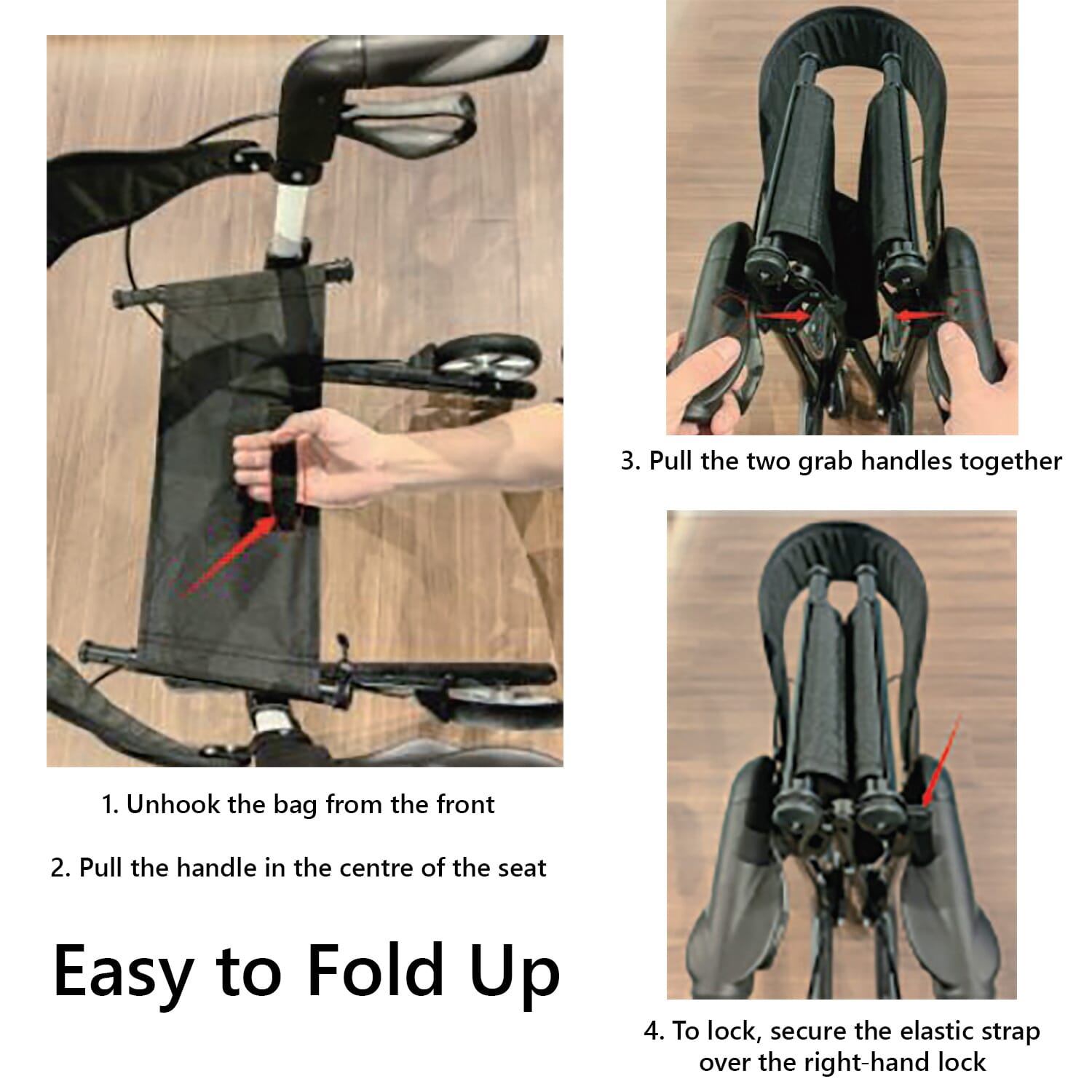 alerta carbon ultra lite rollator easy to fold up