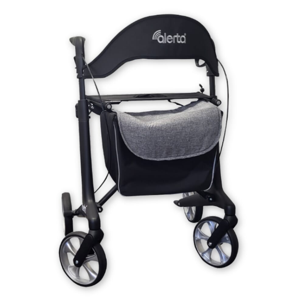 alerta carbon ultra lite rollator satin black
