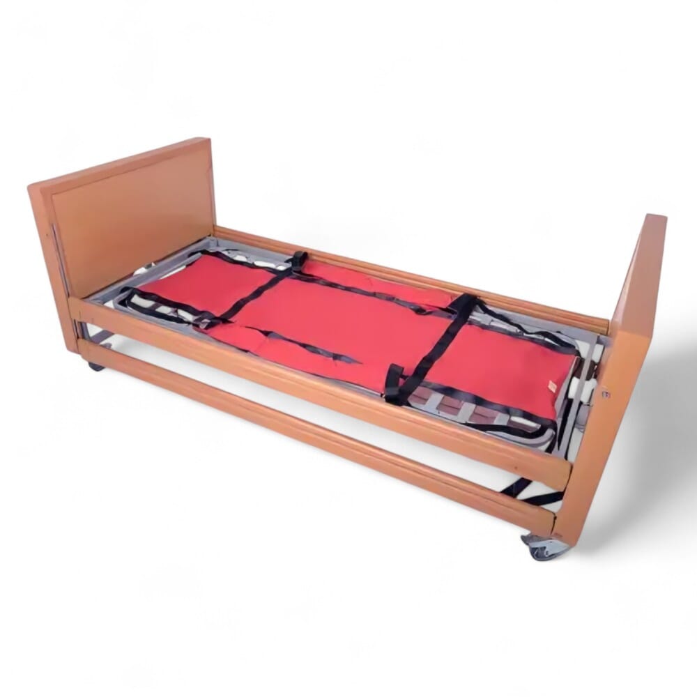 alerta evacuation sheet on bed